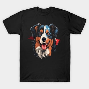 Patriotic Australian Shepherd T-Shirt